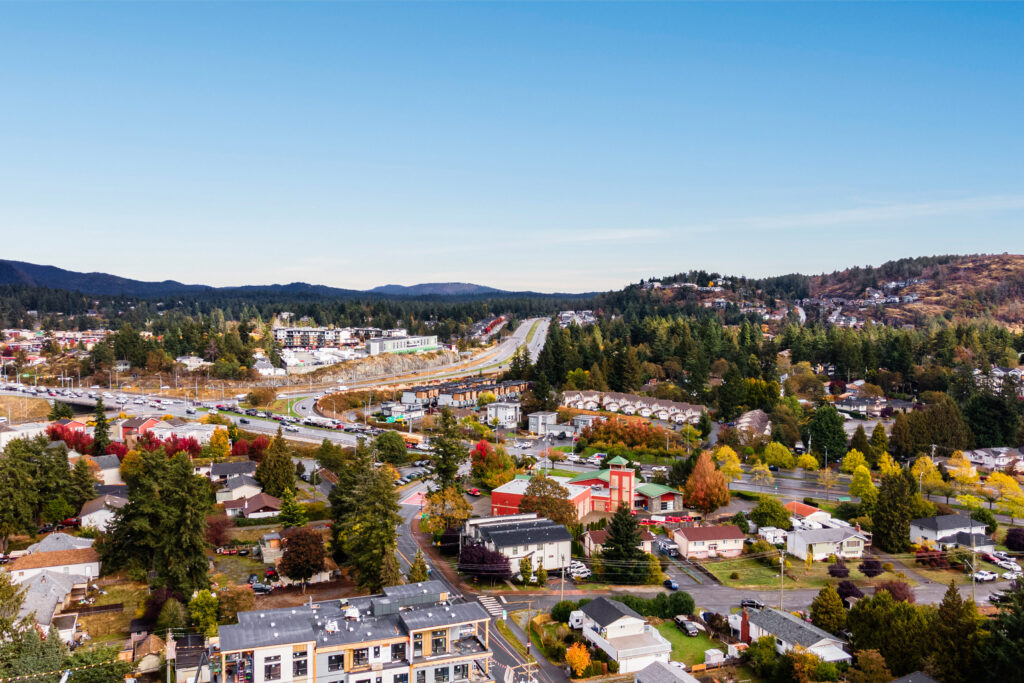 view over langford victoria british columbia