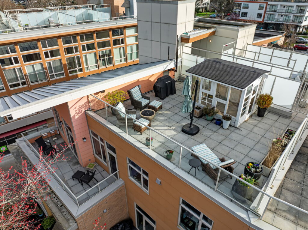 rooftop patio in cook street village